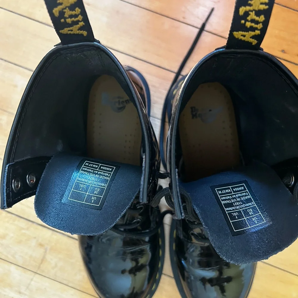 Dr. Martens Black Ankle Boots, 7US/38EU - Picture 4 of 8